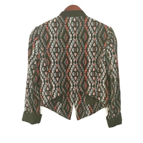 Twelfth Street Cynthia Vincent Blazer Aztec Black - Picture 2 of 5